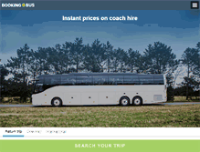 Tablet Screenshot of bookingabus.com